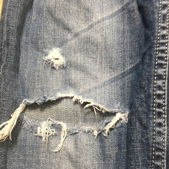 Vigoss Distressed Jeans Thompson Double Roll Cuff - Picture 5 of 13